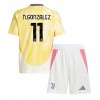 Juventus Nicolas Gonzalez #11 Bortedraktsett Barn 2024-25 Kortermet (+ korte bukser)